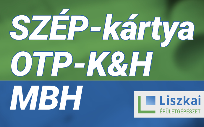 Üzletünkben már SZÉP-kártyával is lehet fizetni.