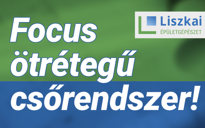 Megkezdtük a Focus ötrétegű csőrendszer forgalmazását!